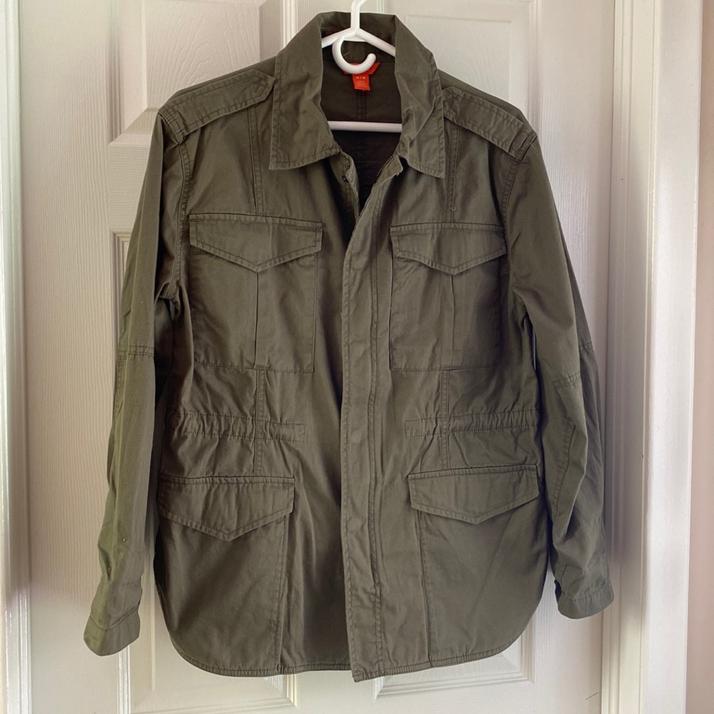 Khaki Green Utility Jacket - size M